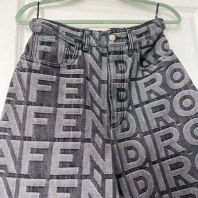 SALE★正規品 FENDI x Marc Jacobs デニムパンツ FENDI by Marc Jacobs Black denim Fendi Roma Capsule pants 38