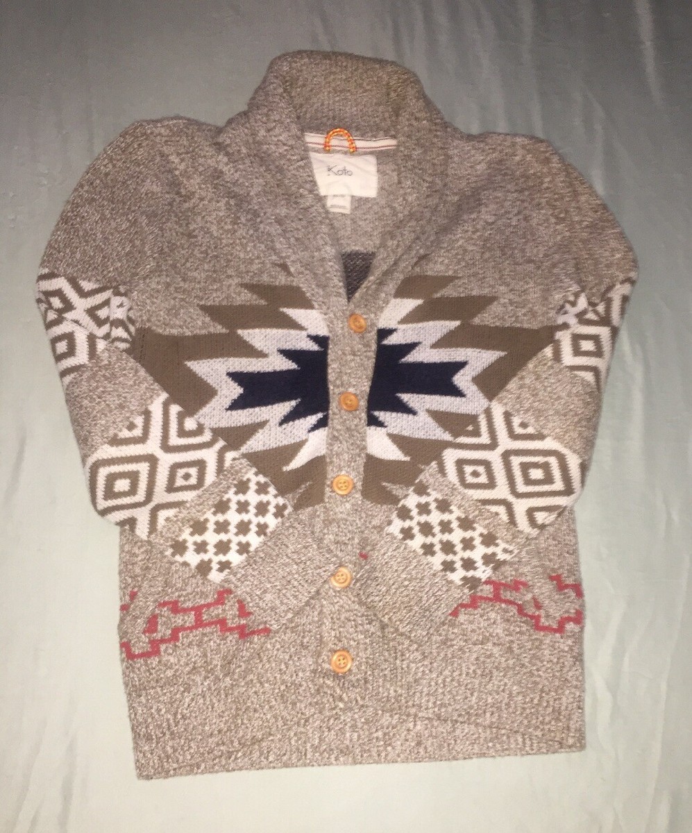 Koto Sweater V-Neck Long Sleeve Button Up Sz XS | eBay