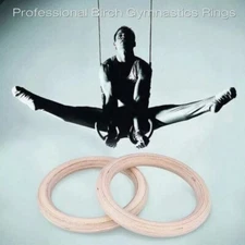 Garage Fit Wooden Gym. Rings Exercise Crossfit Gym Strength Training Dip, 1.25in