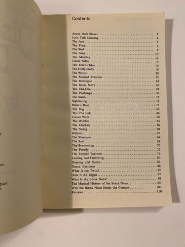 Discotheque Dances by Dick Blake 1965 First Edition - Picture 4 of 4