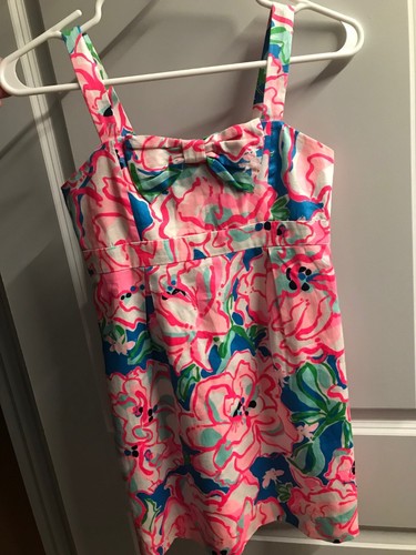 lilly pulitzer girls lucky charm dress - size 10