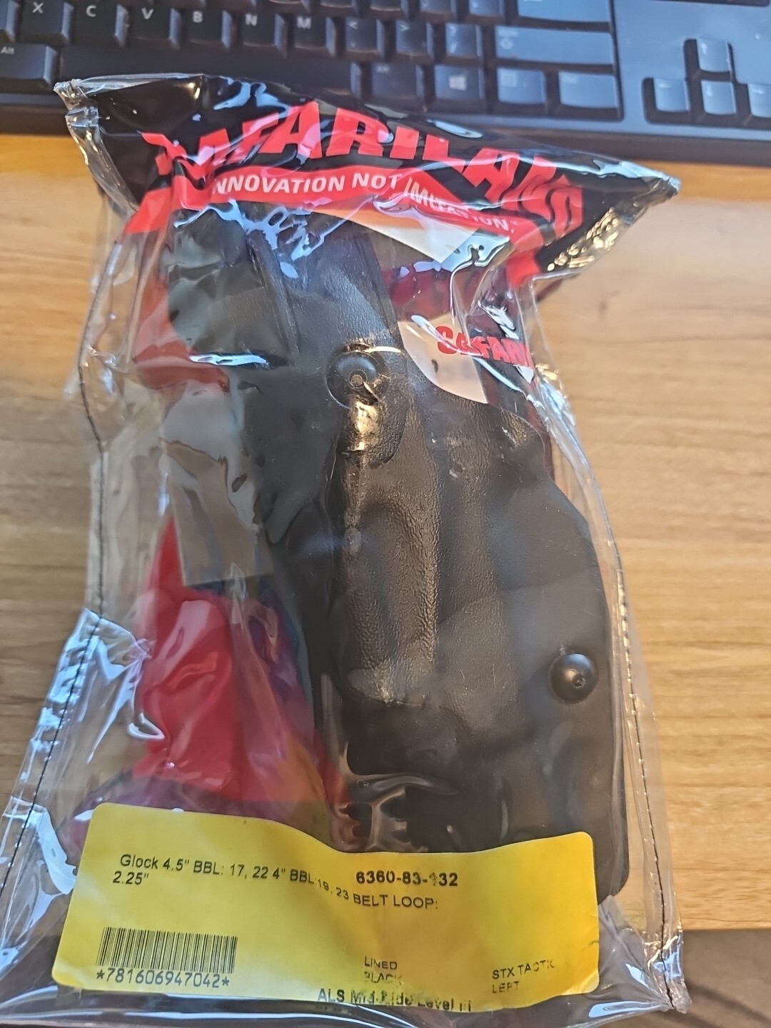 Étui Tactique Safariland STX Pour Main Droite, Compatible S&W Avec Lampe TLR-1, Modèle 6360-2222-131