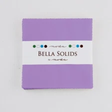 Moda Pre-cuts Moda Bella Solids 9900PP 93 Hyacinth  Charm Pack 