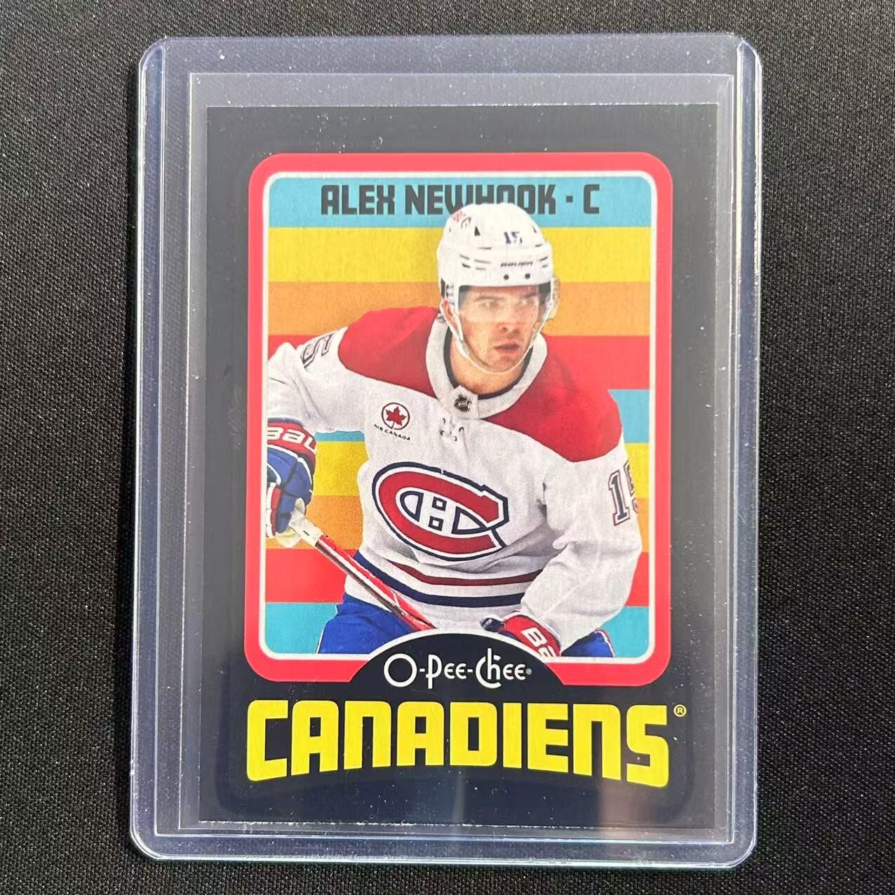 🫐2024-25 O-PEE-CHEE HOCKY RETRO BLACK BORDER /100 ALEX NEWHOOK