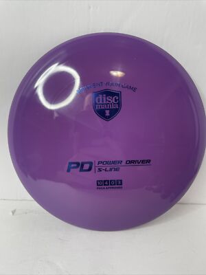 Discmania S-Line PD Power Driver Purple w/blue Foil Stamp 173g