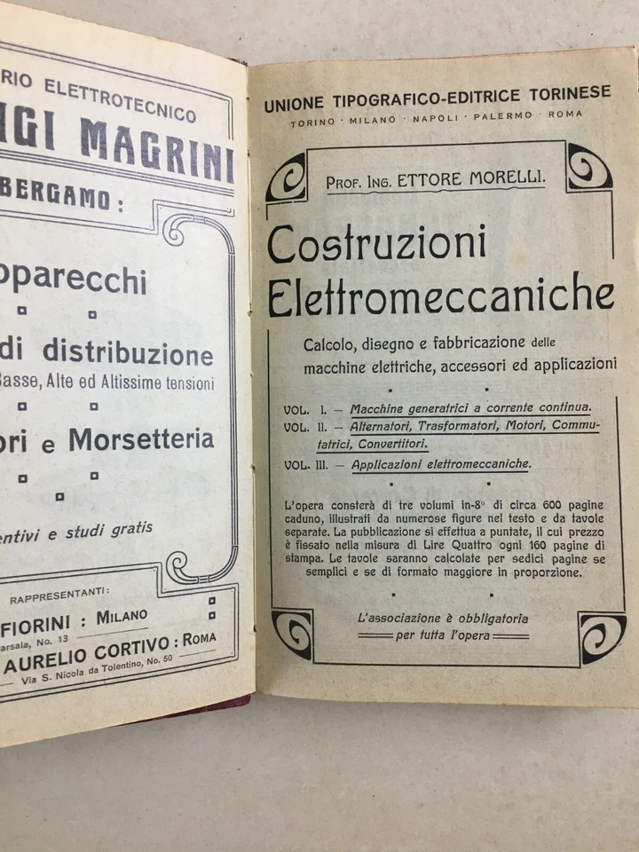 TECNICA_ELETTRICITA'_MANUALE_INGEGNERE ELETTRICISTA_DELLA SALDA_PUBBLICITARIA - Immagine 3 di 4