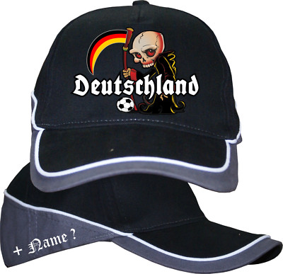 Fußball Fussball Cap Fanmütze Kappe Basecap Mütze Fanblock Deutschland WM EM 1