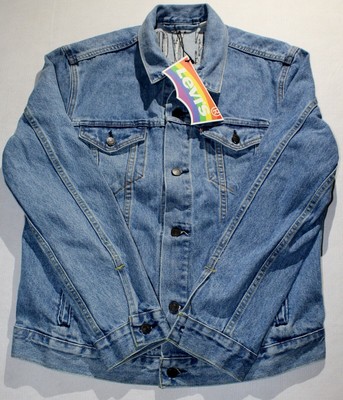 levi's rainbow denim jacket