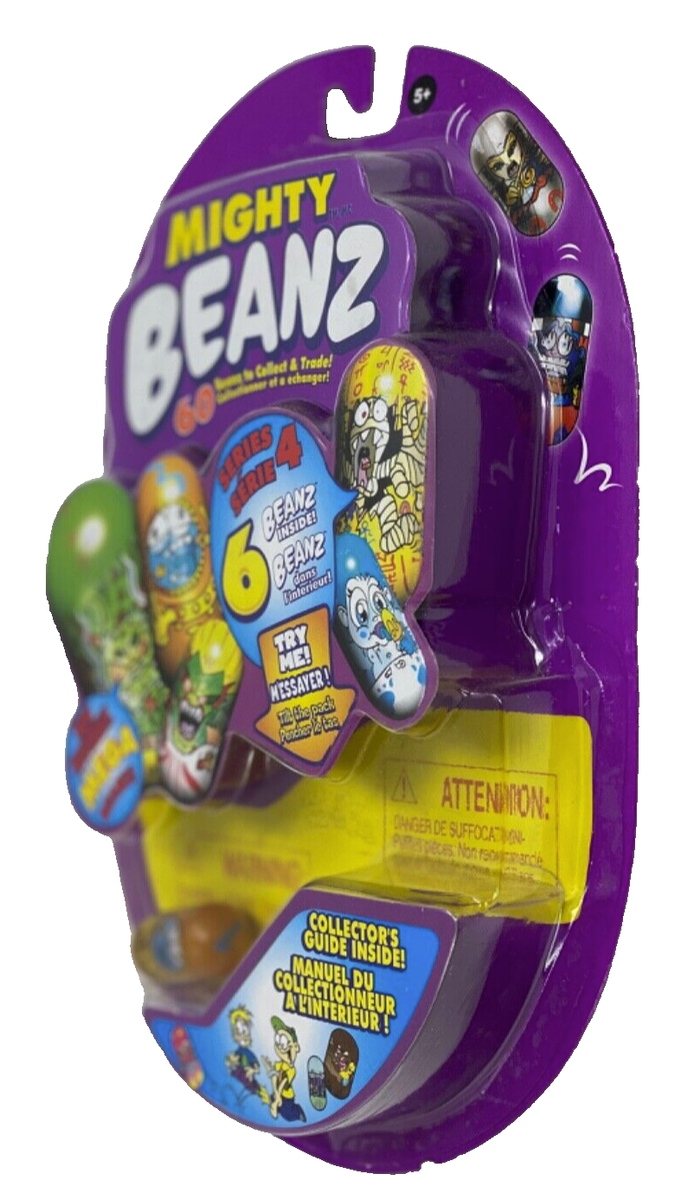 Moose's Mighty Beanz Original Series-4 Starter Pack 6 Beanz Spin