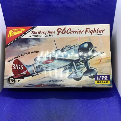 Nichimo VTG S7202-100 1:72 Type 96 Carrier Fighter Claude Navi Mitsubishi A5M4