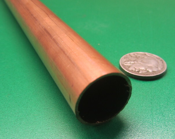 Copper Tube Type L, MED PSI 3/4 OD x .666 ID x .042 Wall x 5 Ft Length
