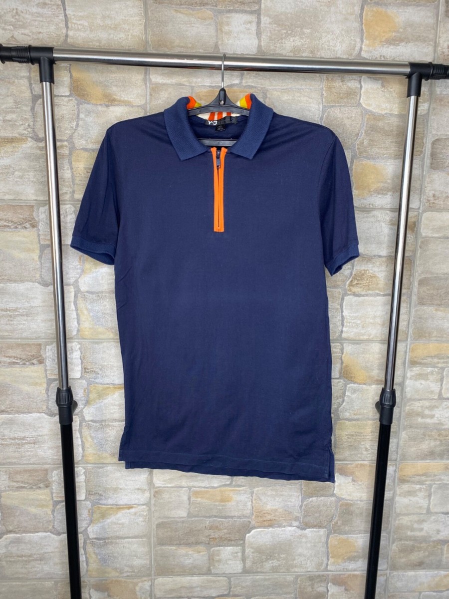 トップス Y-3 Adidas x Yohji Yamamoto Polo Shirt Y-3 Yohji Yamamoto Adidas Zipper Polo Shirt | eBay