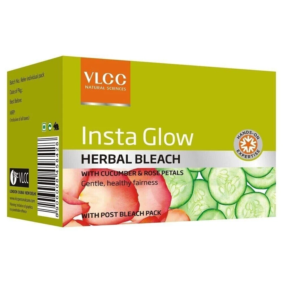 VLCC Natural Sciences Insta Glow Herbal Bleach, 27g - Image 2 of 4