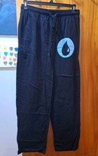 Magic The Gathering Mens Lounge Pants Sleepwear Pajamas Size M Black Blue Comfy