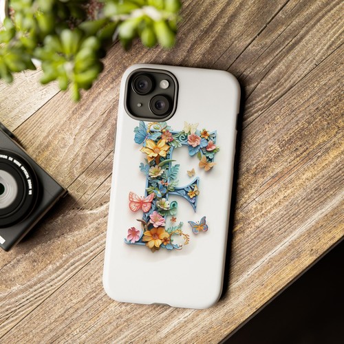 Floral Letter F Phone Case for iPhone, Samsung & Google Pixel - Picture 55 of 227