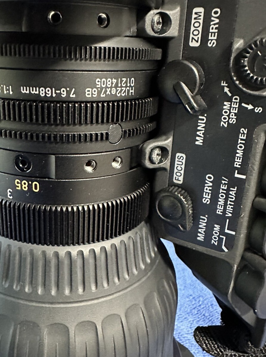 Canon HJ22eX7.6B IASE HDxs 2/3'' B4 mount HD lens FULL SERVO