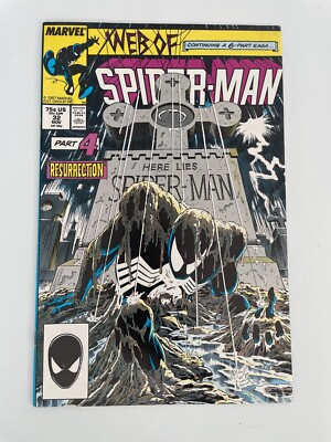 Web Of Spider-Man #32 NM Marvel Comic Book Zecc Classic Cover Black Suit 17 J242