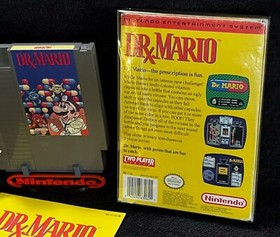 DR. MARIO 1990 &bull; FUNCIONANDO con caja estuche y manual &bull; NES Nintendo vintage