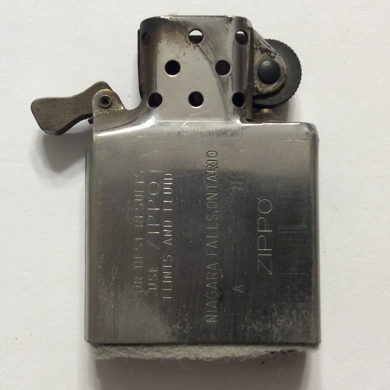 1988 ZIPPO LIGHTER CANADA NAVY HMCS SACKVILLE CORVETTE NIAGARA FALLS