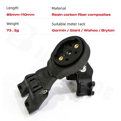 Soporte de computadora para manillar de bicicleta para Garmin Wahoo Giant GoPro con montaje de luz - Imagen 10 de 12