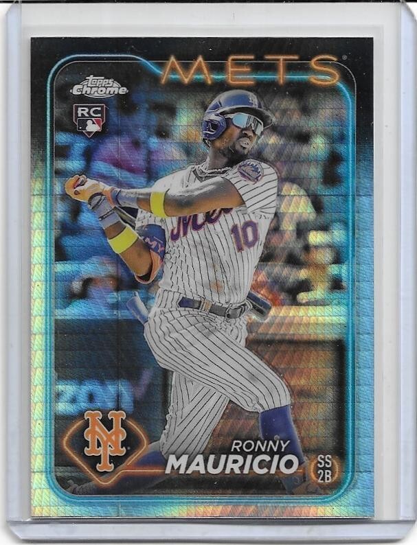 2024 Topps Chrome Ronny Mauricio Prism Refractor RC #28