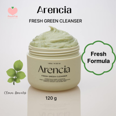 Arencia Fresh Cleanser Rice Mochi Cleanser Green Rosehip Blue Hyssop 120g