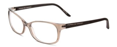 Porsche Designs P8247-C Unisex Oval Reading Glasses in Crystal Grey Brown 55 mm