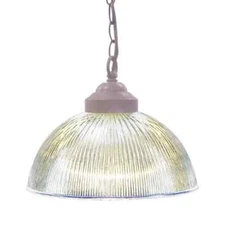Volume Lighting 1-Light Indoor Prairie Rock Hanging Pendant Clear Glass Shade