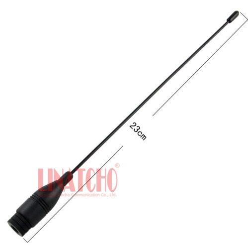NA 666 vhf uhf 144 430mhz doble banda walkie talkie dos vías SMA antena de radio masculina - Imagen 2 de 10