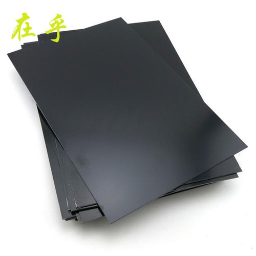 1 Stück ABS Styrol Kunststoff Flachblech Platte 2 mm x 200 mm x 250 mm, schwarz #EH-4 - Bild 3 von 4