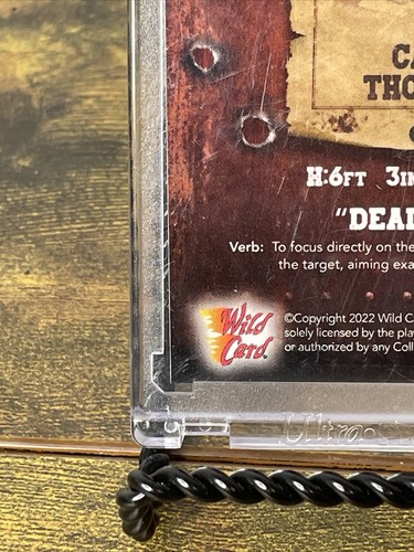 CAM THOMAS 2022 WILDCARD ALUMINATION DEAD AIM ROT EINSATZKARTE ADA-2 NETZE/15 - Bild 11 von 11