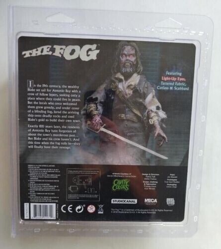 NECA The Fog Captain Blake ( Rob Bottin ) 8" Clothed Action Figure New Sealed - Picture 2 of 2