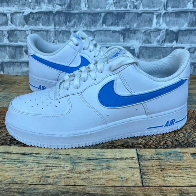 af1 white university blue
