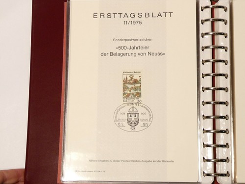 31 x 1970s German FDC First Day Sheets Ersttagblatt 33 Photos of Album Pages - Picture 5 of 12