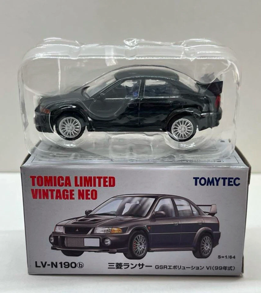 Tomica Limited Vintage Neo 1/64 LV-N190b Mitsubishi Lancer Evolution VI GSR Foto 3 de 4