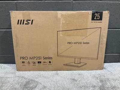 MSI Pro MP251 24.5'' LED LCD Monitor 1080p 9S6-3PC2CM-001        NEW! OPEN BOX!