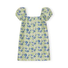 Ganni 3D Jacquard Mini Dress Oyster Gray M