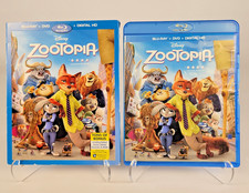 Zootopia Blu-ray  DVD  Disney 2016 Movie  Slipcover  Family Animation