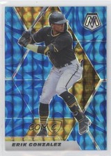 2021 Panini Mosaic Reactive Blue Mosaic Prizm Erik Gonzalez #114 0ka4