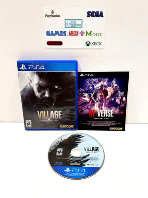 Resident Evil Village (Sony PlayStation 4, 2021) PS4 Complete +Insert TESTED CIB