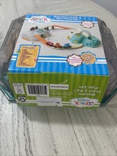 Kids Wooden Railway Set Train Set With Case Spark Create Imagine NEW         