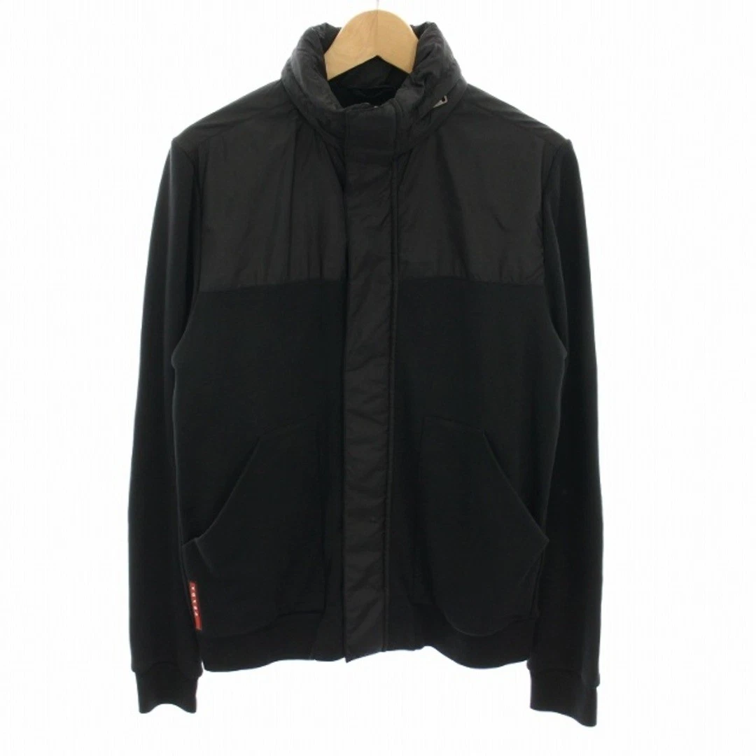 Giacca Prada 2015 zip capospalla nylon commutata S nero Sjc451 yt usata 6ffb947