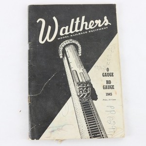 Walthers 1945 Model Railroad Equipment O & HO Gauge Train Catalog WWII