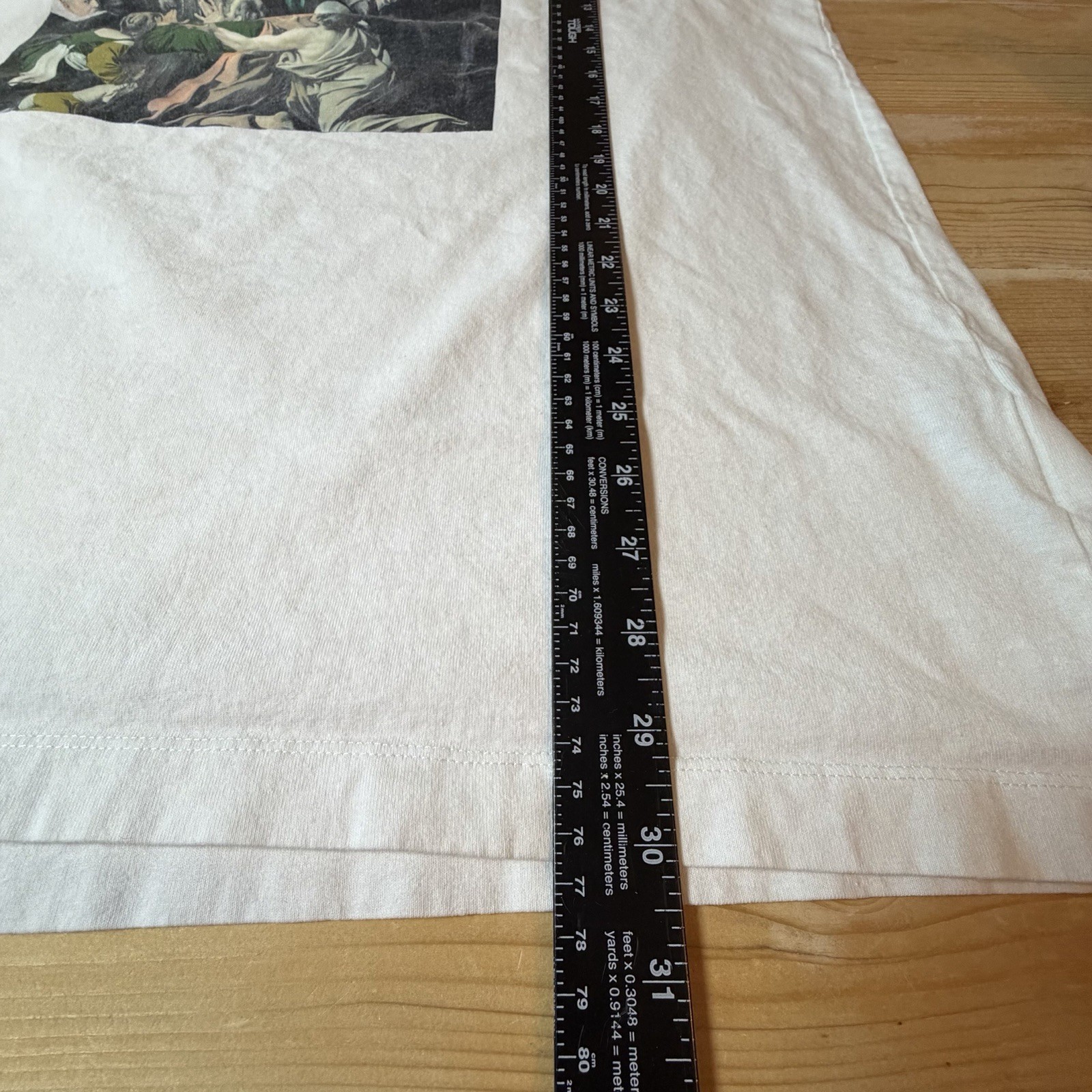 Off White 20AW Painting Caravaggio  Italy T Shirt Mens Large 2013 thumbnail 7