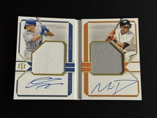 2020 National Treasures Dual Auto Booklet /99 Gavin Lux & Mauricio Dubon #DSM-GM
