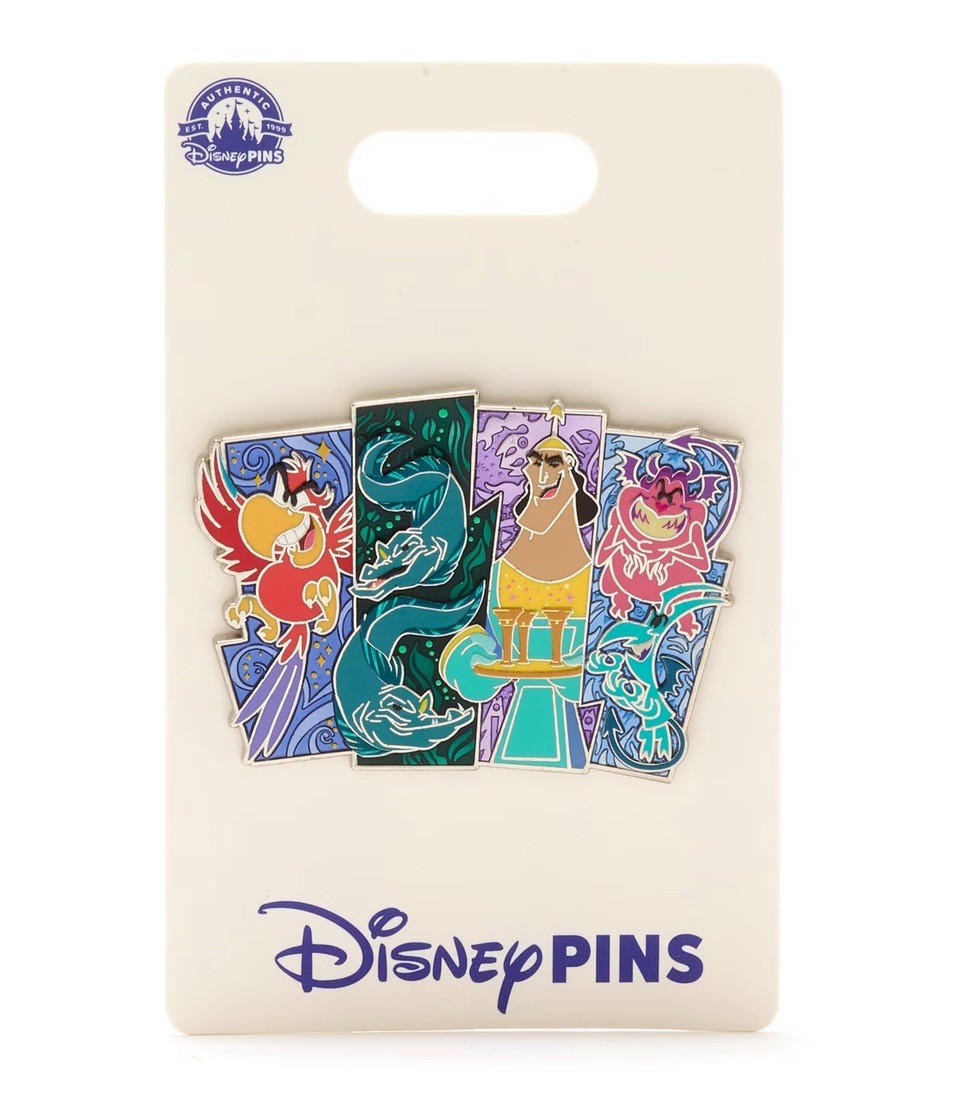 Disney Parks Pin Villain Sidekicks - Iago, Flotsam, Jetsam, Kronk, Pain & Panic