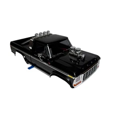 Fits Traxxas Trx-4MT F150 Monster Truck Black Body Clipless Ford F-150 LED Light