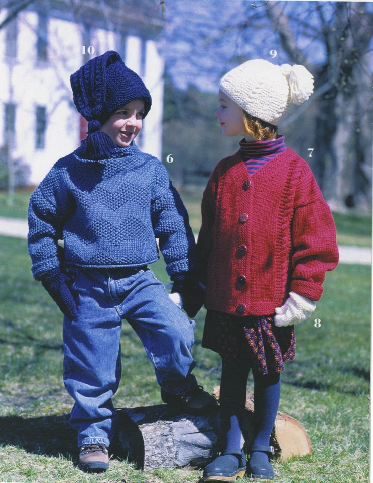 Reynolds Kids Knitting Pattern Book 82044 Dover & Utopia Favorites for Children - Image 4 of 4