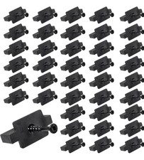 Hidden Fasteners Clips for Deck, 100Pcs, BlackNylon Plastic T Clips, Metal...