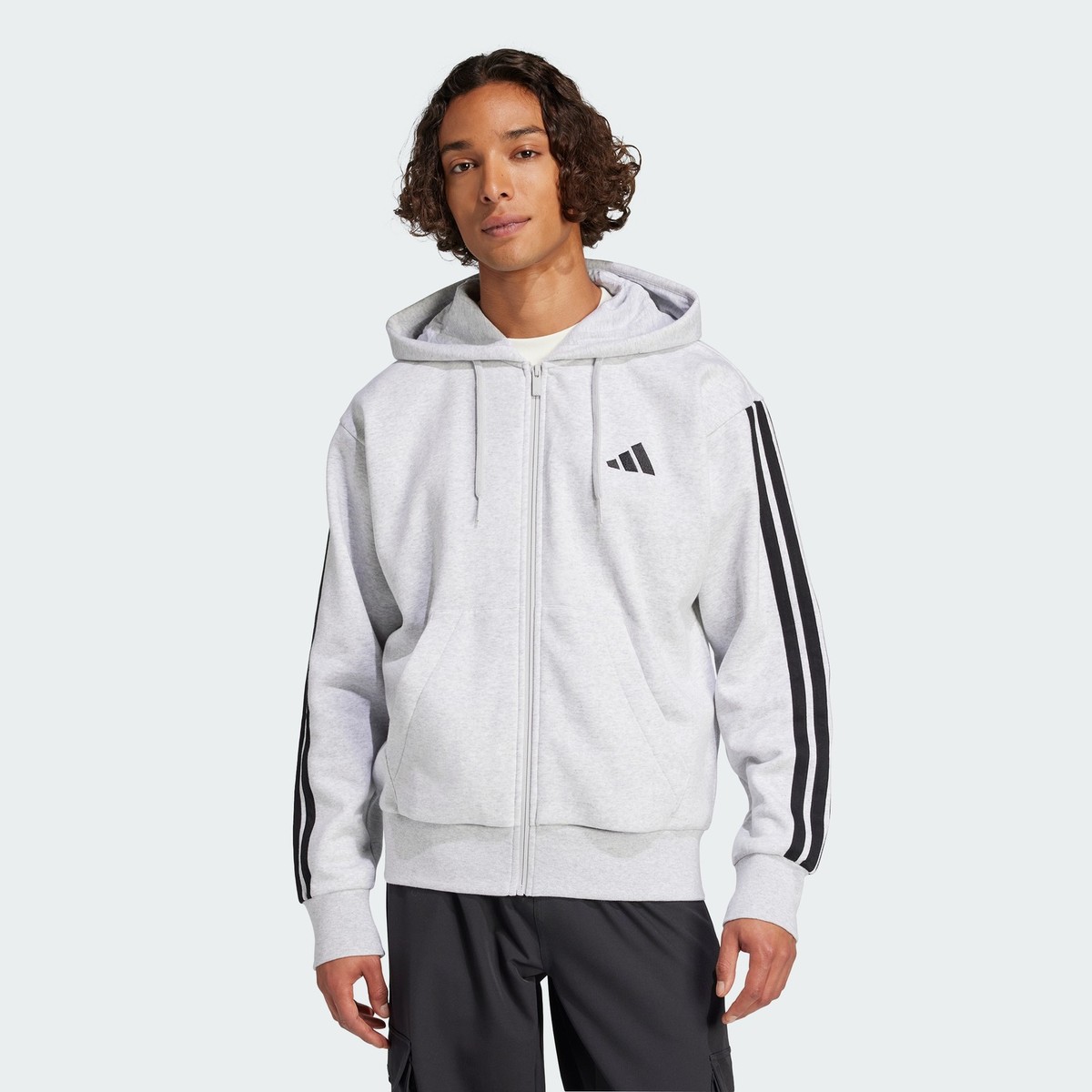 ★adidas★ESSENTIAL 3S FLEECE HOODIE フーディー★追跡可 adidas men Essentials 3-Stripes Fleece Hoodie | eBay